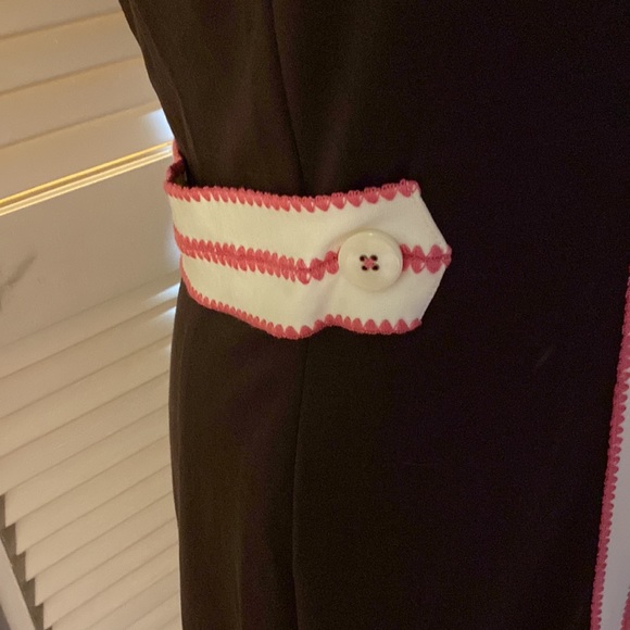 Lilly Pulitzer size XL brown pink and cream dress. - Picture 3 of 5